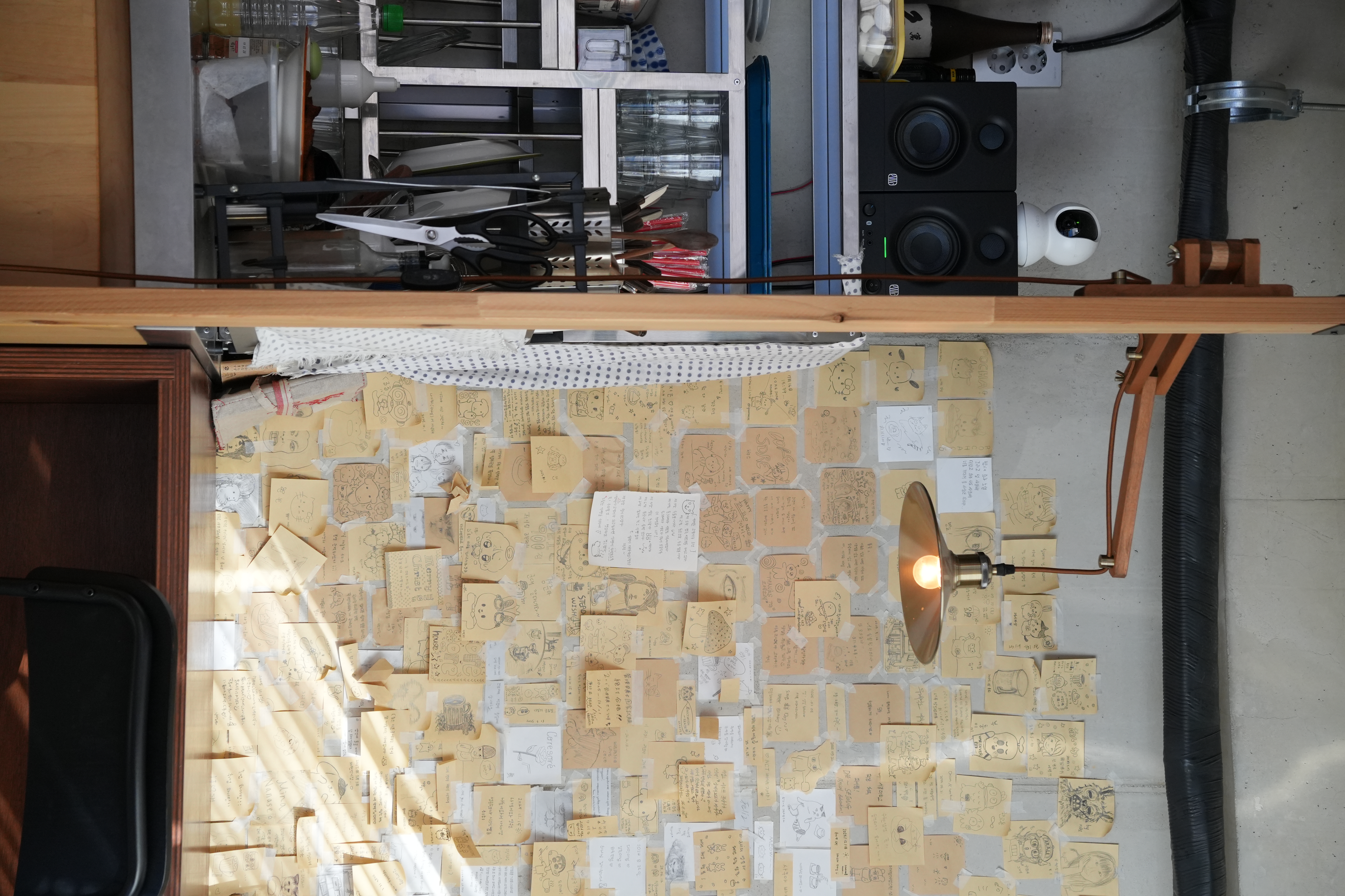 Interior design of aesthetic café in Seoul