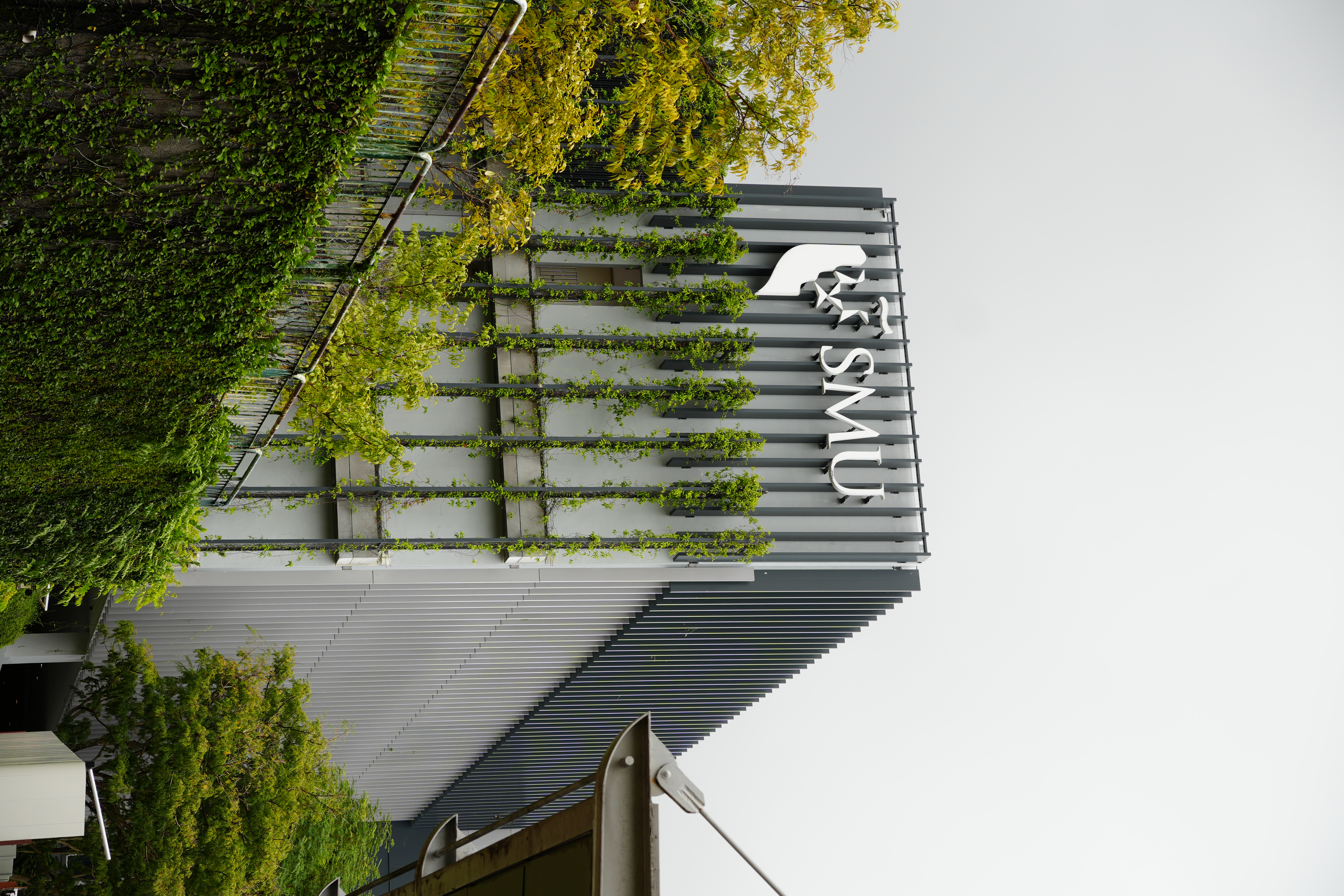 Singapore Management University Building with greenery